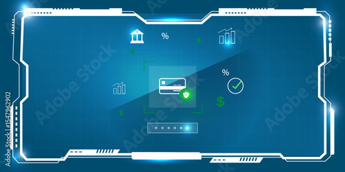 Contactless Card Payment Concept with Digital Interface
