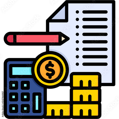 Budget Notes Icon
