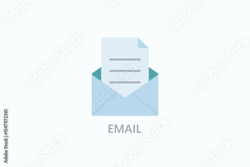 Email Icon Or Logo Isolated Illustration