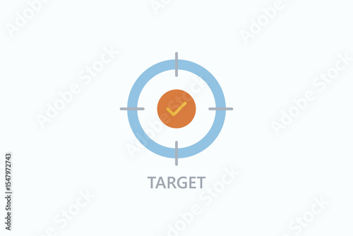 Target Icon Or Logo Isolated Illustration