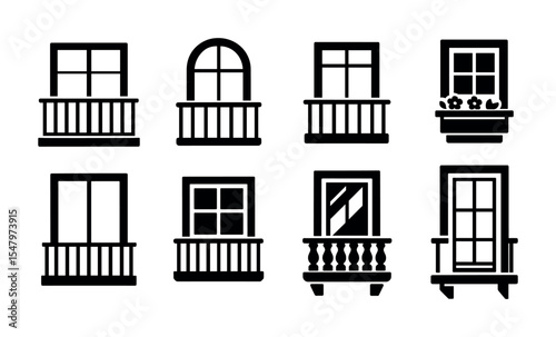 Download, file management solid icon set. digital assets storage solid icons pack