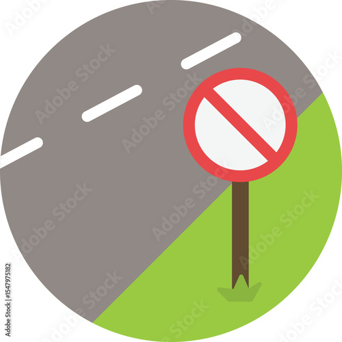 Road with No Entry Restriction