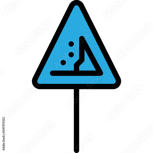 General Warning Sign (Blue)