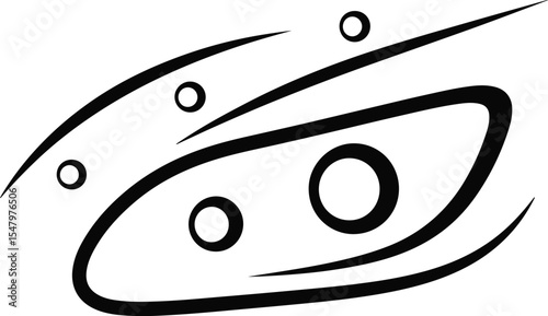 vector illustration of an car logo