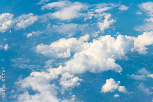 Sky clouds background. Air clouds in the blue sky. blue sky backdrop with the clouds. Sky Clouds Wallpaper.