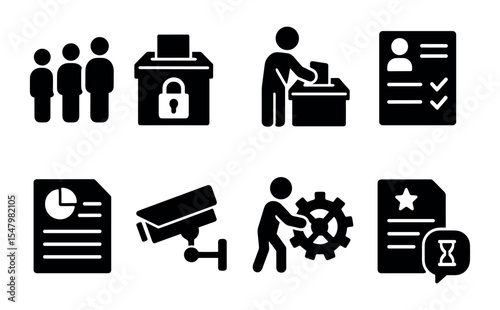Dental care solid icon set. tooth, hygiene, and dental equipment icons collection