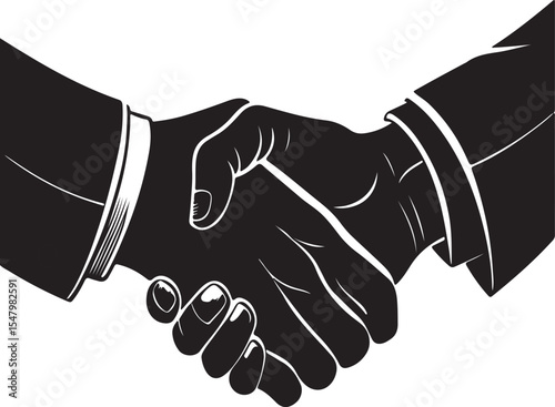 handshake vector illustration