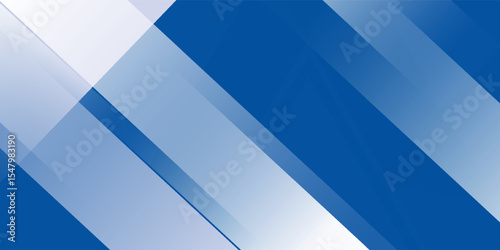 Abstract bacgkround blue and white gradient. Modern blue abstract rectangle box lines background for presentation design, banner, brocure, and business card