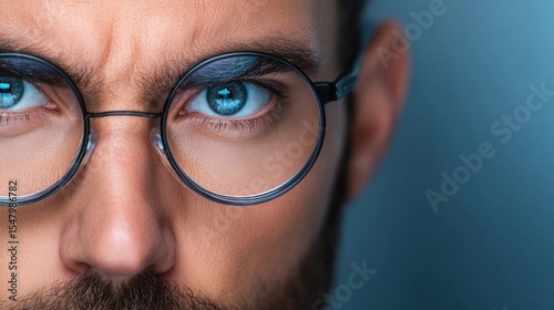 A computer engineer investigating digital forensics to decode hidden data, copyspace