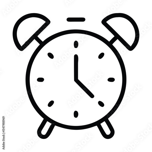 alarm clock vector illustration