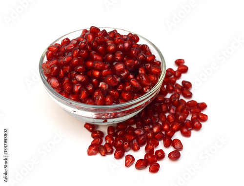 Wallpaper Mural Pomegranate isolated on the white background  Torontodigital.ca