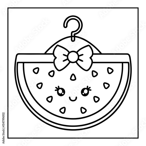 vector illustration of a coloring page