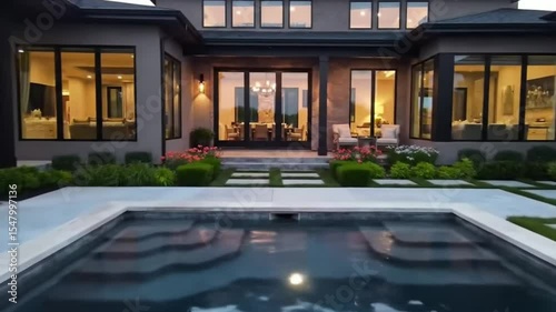 Luxury home with pool tour modern architecture and design backyard oasis real estate showcase