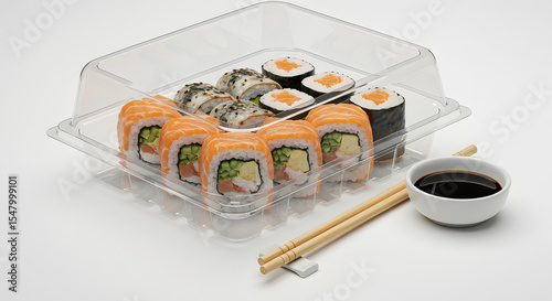 sushi on a plate