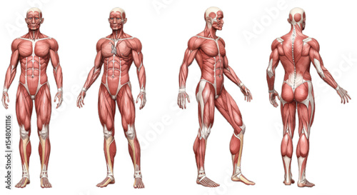 3d rendered illustration of a male body