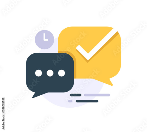 question, request or message has been successfully sent, please wait we will reply soon concept