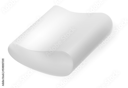 White sheet of paper curling and waving in the wind creating a dynamic and elegant shape, isolated on a white background, perfect for graphic design projects