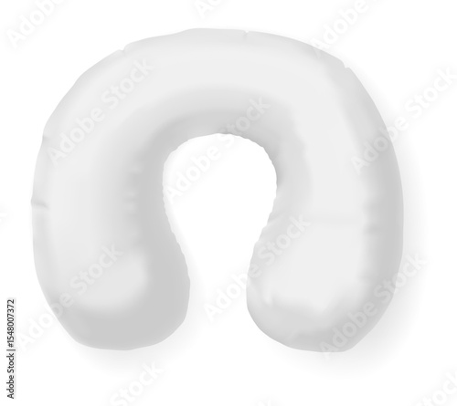 Comfortable neck support pillow with a u shaped design, perfect for long journeys by plane, train, or car, ensuring restful sleep and preventing neck pain while traveling
