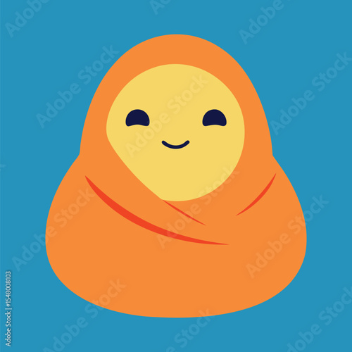 Cozy Emoticon Under Warm Blanket