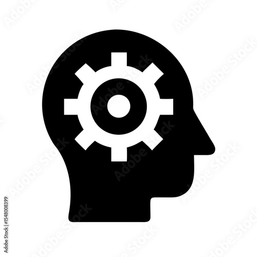 Thinking process, head with gear, mental process, problem-solving, ideas, innovation, cognition, intelligence, creativity, brainpower, technology, mechanism, engineering, thinking, mind, logic.