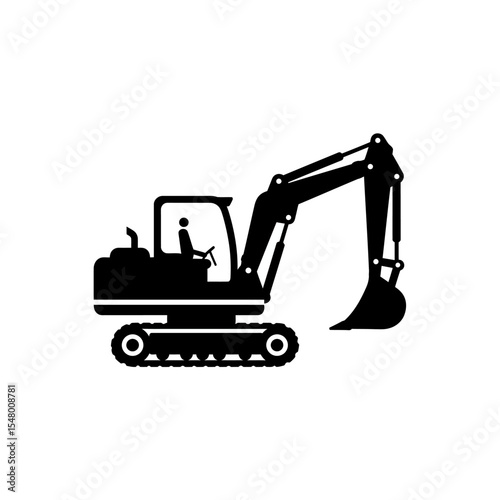 Heavy Equipment Excavator for Earthmoving Jobs and Construction Sites Machinery Crawler Type Hydraulic Vehicle