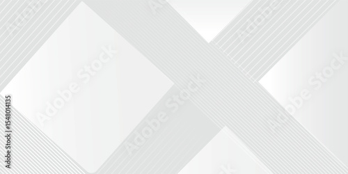 Modern Semple background design with diagonal line pattern in grey colour. Vector white horizontal template for business banner nice art