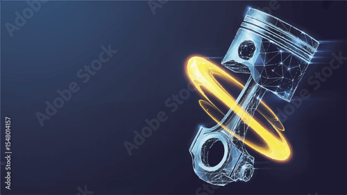 High-Tech Piston Innovative Design for Automotive Industry