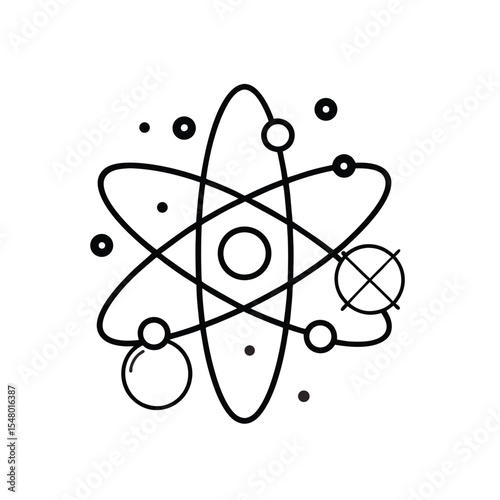 atom icon set