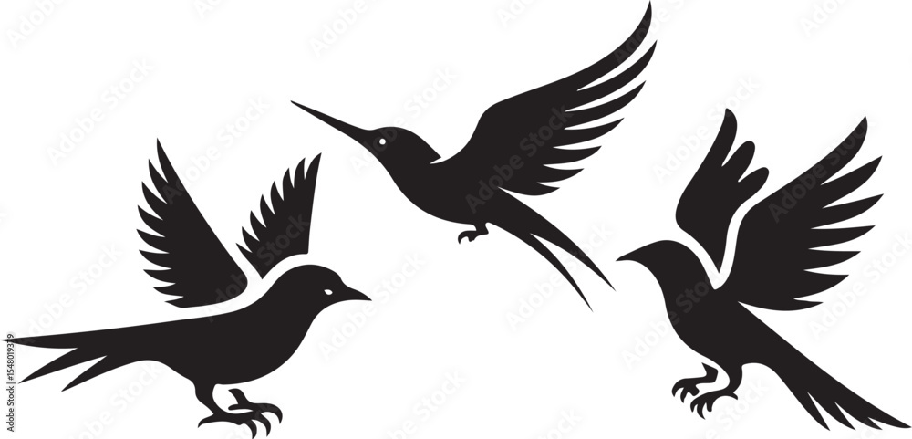 Obraz premium Bird Logo silhouette 
