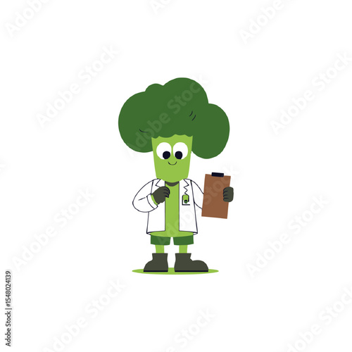 Vector funny cartoon android
