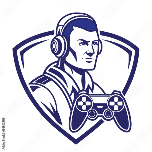 Gamer with Headphones and Controller (6)