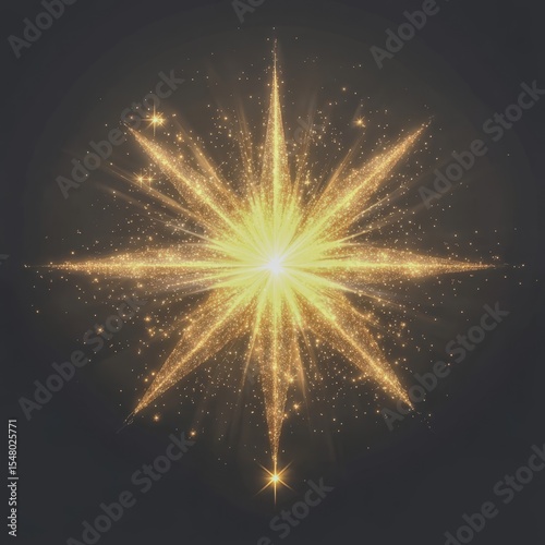 sparkler on black background