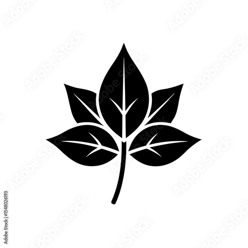 Poison Ivy Icon Vector in Flat and Clean Isolated Design