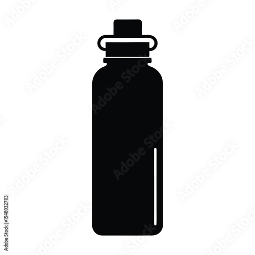 water bottle silhouette