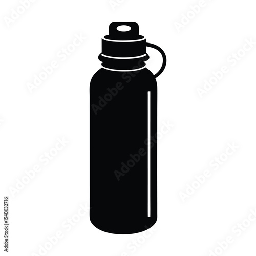water bottle silhouette