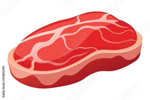 Juicy Steak A Delicious Cut of Red Meat, Perfect for Grilling or Pan-Frying