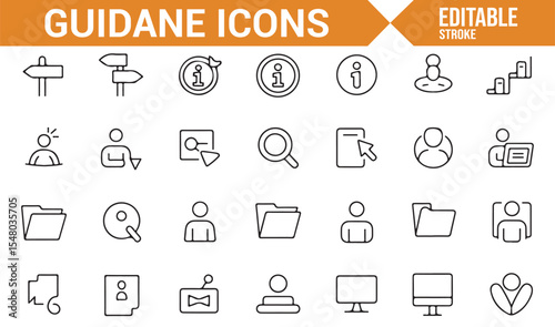 Guidance Icons for File Organization and Information Access