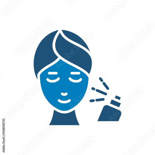 Sunscreen spray icon vector design in trendy style