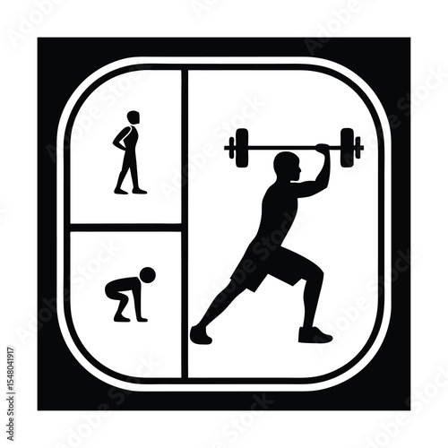 Fitness Exercises Illustration