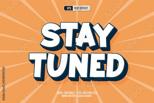 TEXT EFFECT STAY TUNED