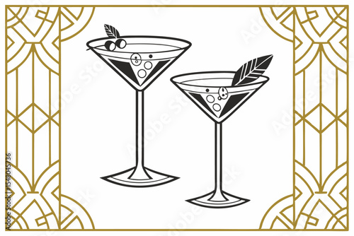 art-deco-vector-set-of-cocktail-glasses-with-gold-