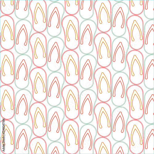 abstract sandals pattern