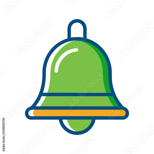 bell vector icon vector art illustration