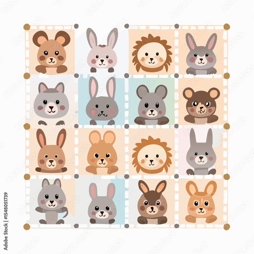 Obraz premium Animal Faces