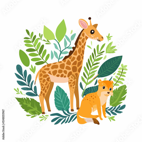  Giraffe Twins