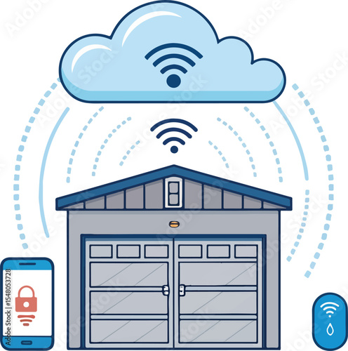 cloud computing concept illustration