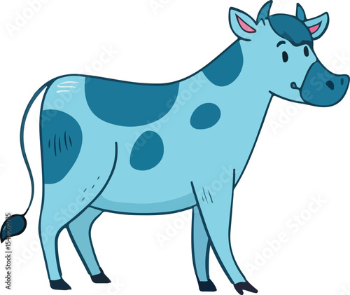 vector illustration of a cartoon giraffe
