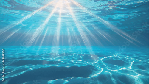 Underwater Caustic Light Effects