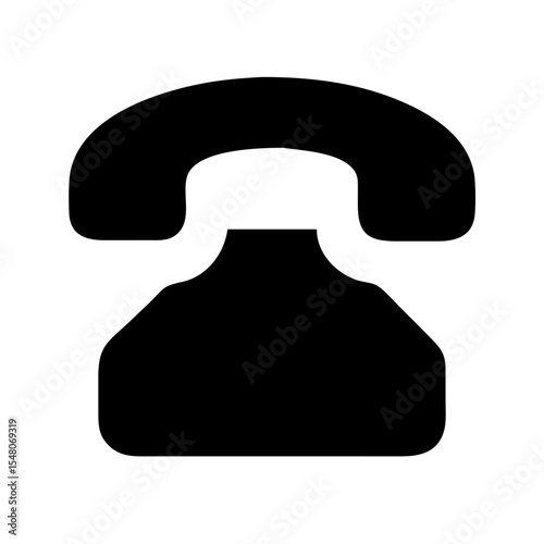 phone icon on white background