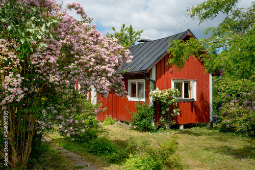 Small red cottage in Sweden